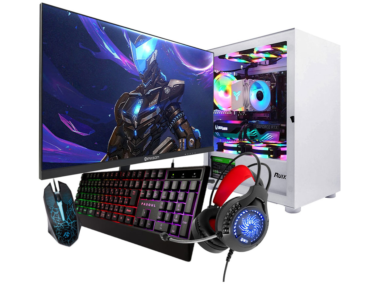 �� WHP Core i5 12400F�ERTX 4060�ENVMe M.2 SSD 500GB�E16GB�������EWindows 11�E27�C���`���j�^�[�E�L�[�{�[�h&�}�E�X&�w�b�h�Z�b�g�t�� �̐��i�摜