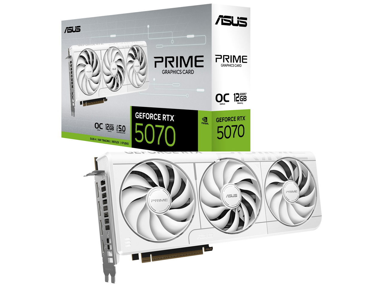PRIME-RTX5070-O12G-WHITE [PCIExp 12GB] �̐��i�摜