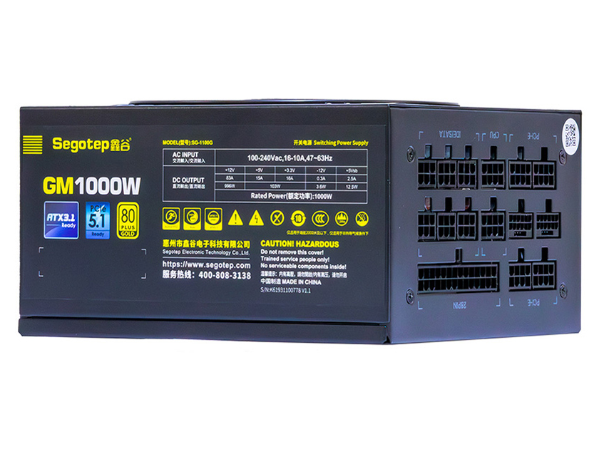 GM1000W ATX 3.1+PCI-E 5.1 �̐��i�摜