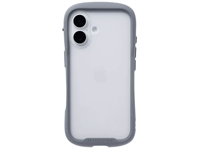 iFace Reflection Frost �����K���X�N���A�P�[�X iPhone 16�p [�O���[] �̐��i�摜