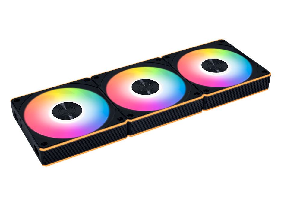 UNI FAN CL WIRELESS 120 REVERSE BLADE 3Pack UF-RS-CL120-WLS-3B [�u���b�N] �̐��i�摜