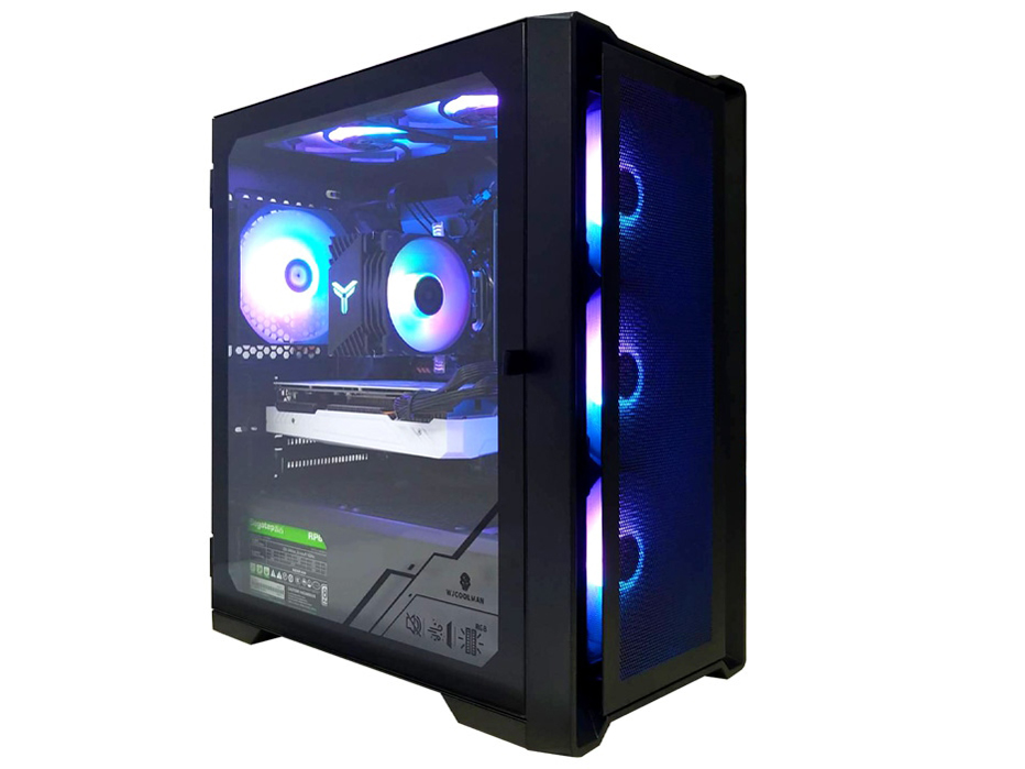 �� BKM Core i5 12400F�ERTX 3050�ENVMe M.2 SSD 500GB�E16GB�������EWindows 11 [�u���b�N] �̐��i�摜