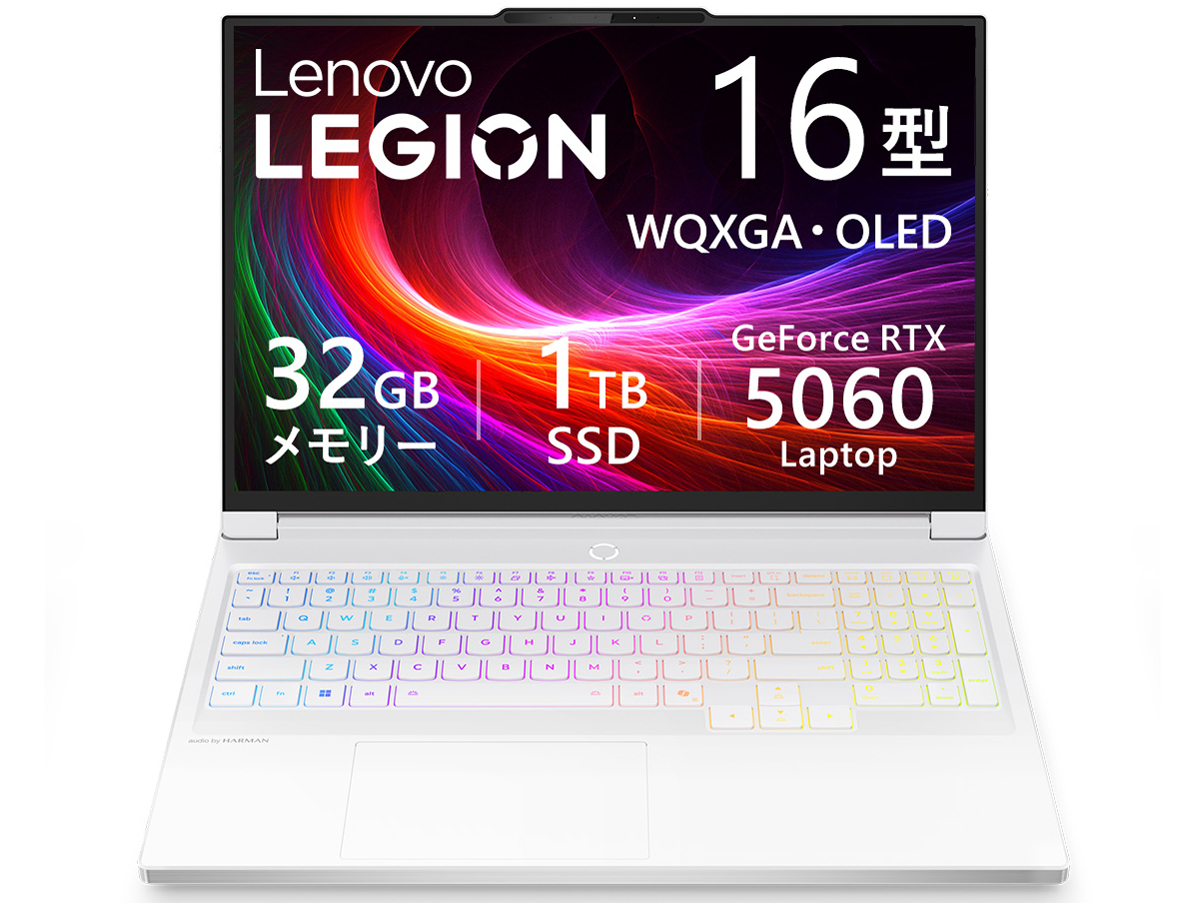 Legion 7i Gen 10 Core Ultra 7 255HX�ERTX 5060�E32GB�������[�E1TB SSD�E16�^WQXGA�EOLED���� 83KYCTO1WW [�O���C�V���[�z���C�g] �̐��i�摜