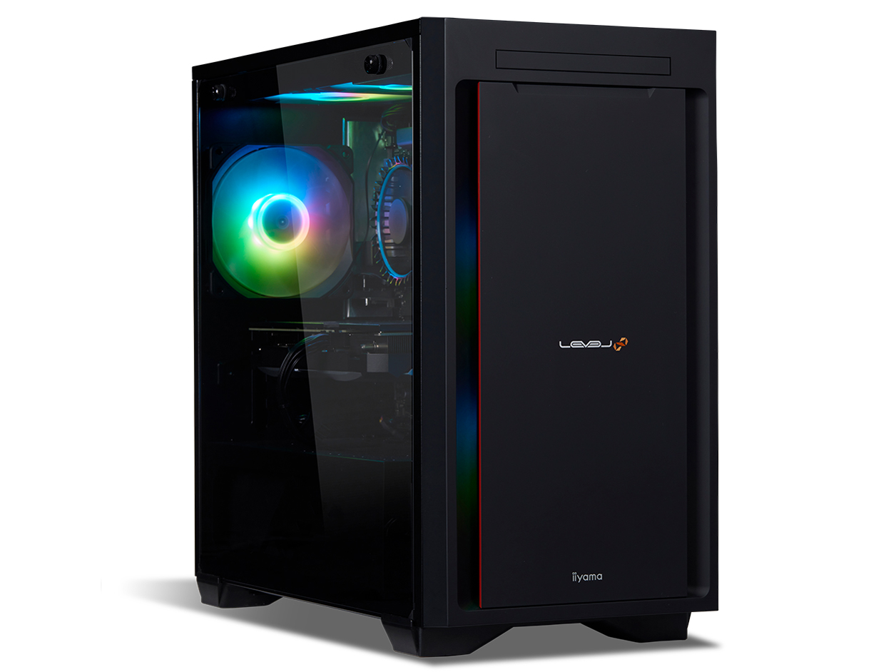 LEVEL�� Ryzen 7 9800X3D�ERTX 5070Ti�E32GB�������E1TB NVMe M.2 SSD�EWindows 11 Home [DSP��]�E�J�X�^�}�C�Y�Ή��ELEVEL-M8A6-LCR98D-UK1X [�u���b�N] �̐��i�摜