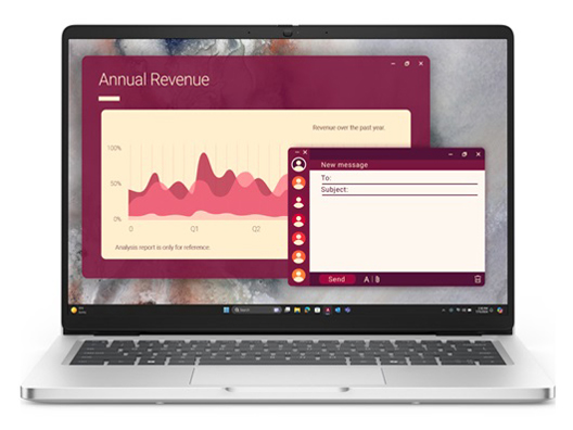 Dell Pro 14 Core Ultra 7 255U�E16GB�������E512GB SSD�EWindows 11 Pro���ڃ��f��(PC14250) [�v���`�i�V���o�[] �̐��i�摜