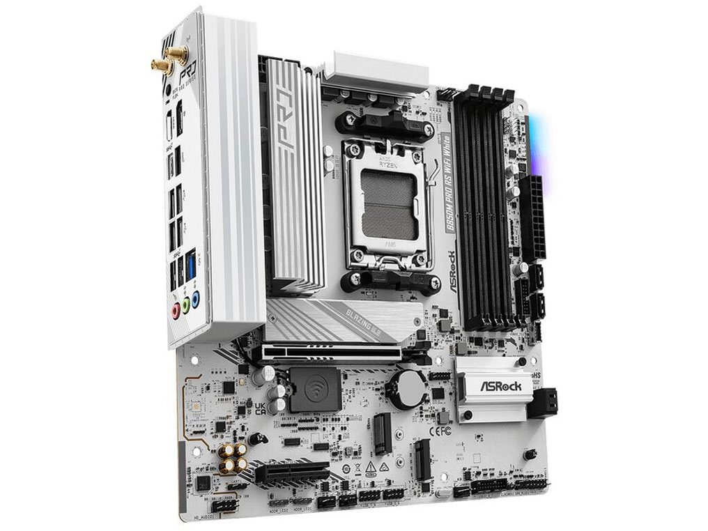 B850M Pro RS WiFi White (B850 AM5 MicroATX) �h�X�p�����胂�f��