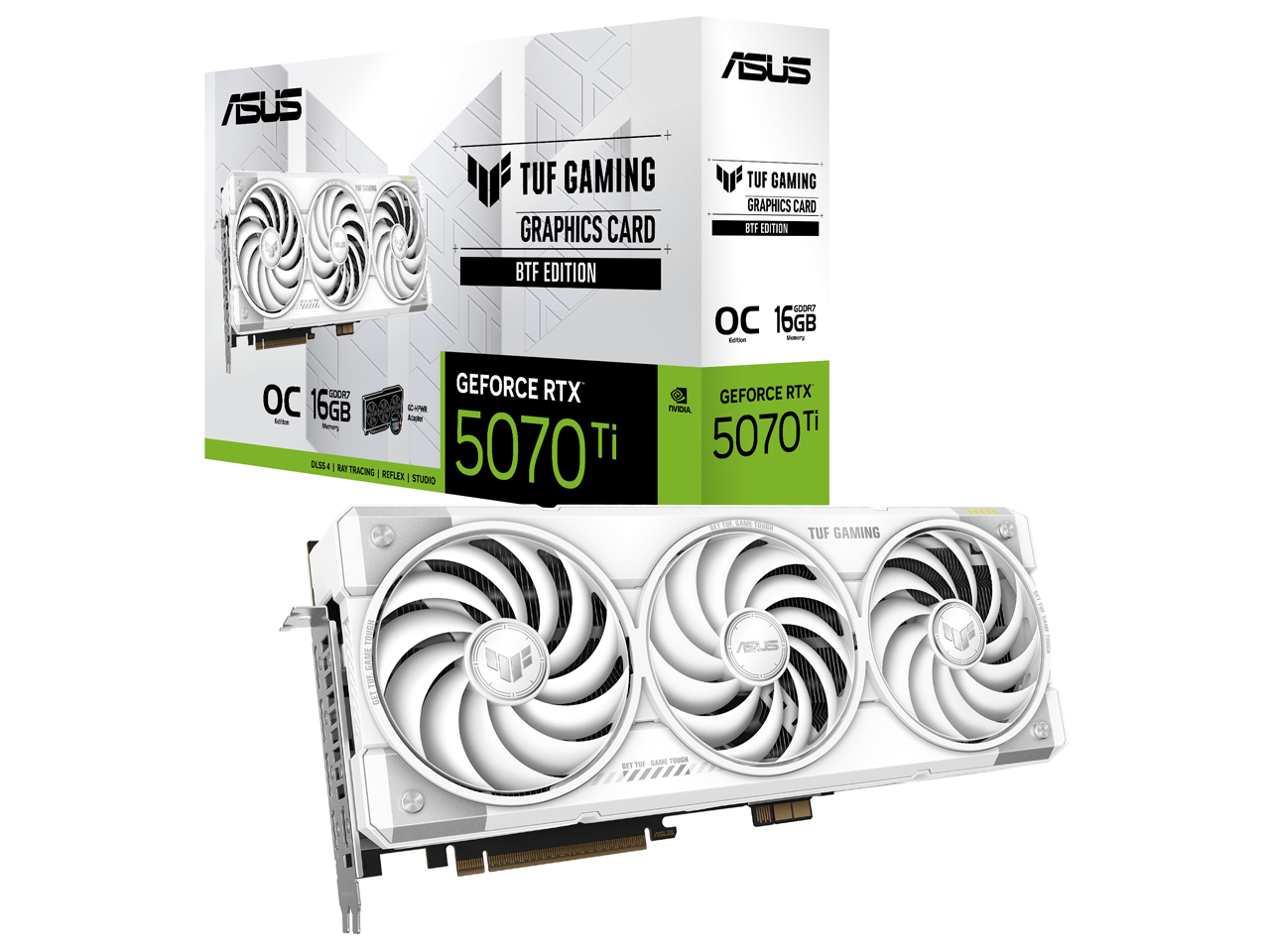 TUF-RTX5070TI-O16G-BTF-WHITE [PCIExp 16GB] �̐��i�摜