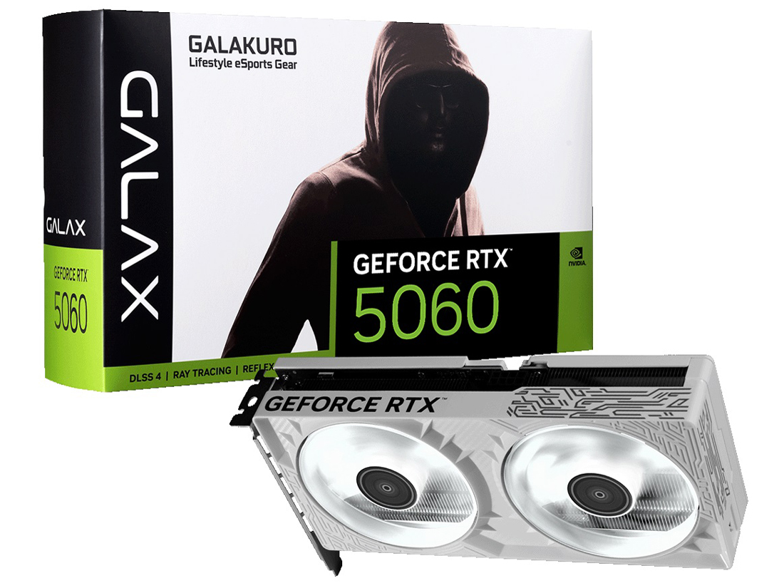 GK-RTX5060-E8GB/WHITE/DF [PCIExp 8GB] �̐��i�摜