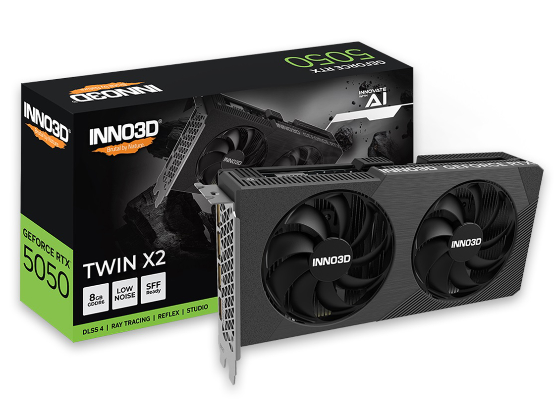GeForce RTX 5050 TWIN X2 GD5050-8GERX2 [PCIExp 8GB] �̐��i�摜