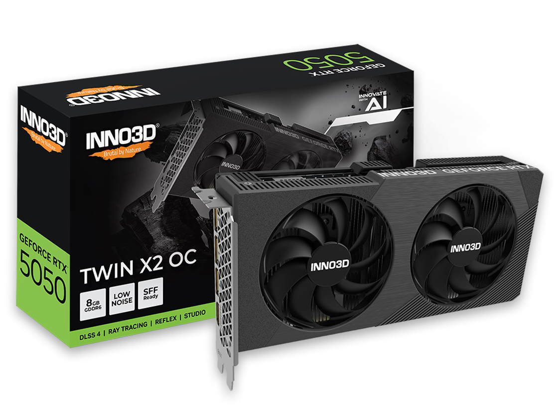 GeForce RTX 5050 TWIN X2 OC GD5050-8GERX2OC [PCIExp 8GB] �̐��i�摜