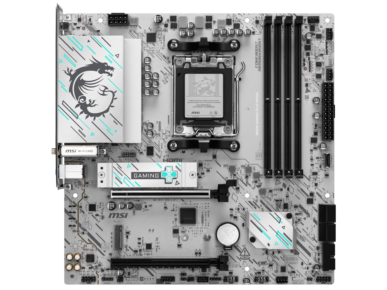 B840M GAMING PLUS WIFI6E �̐��i�摜