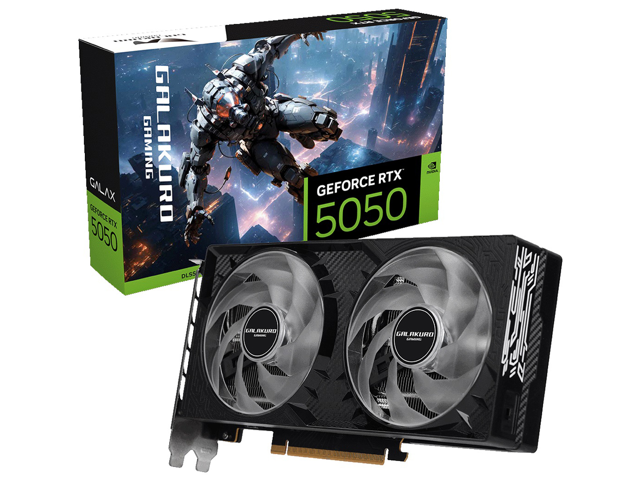 GALAKURO GAMING GG-RTX5050-E8GB/OC/DF [PCIExp 8GB] �̐��i�摜