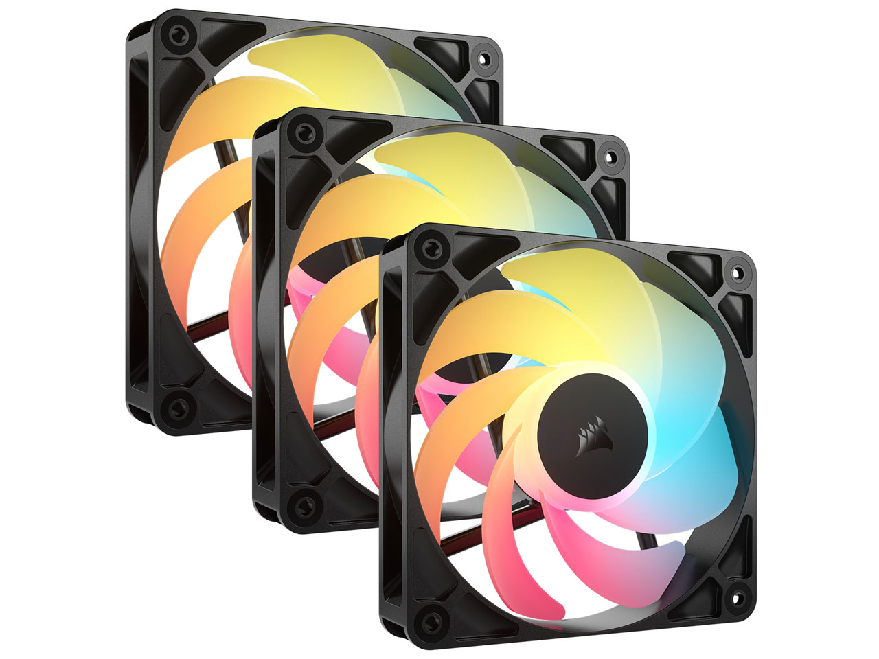 RS120-R ARGB Triple Reverse Fans CO-9050196-WW [�u���b�N] �̐��i�摜