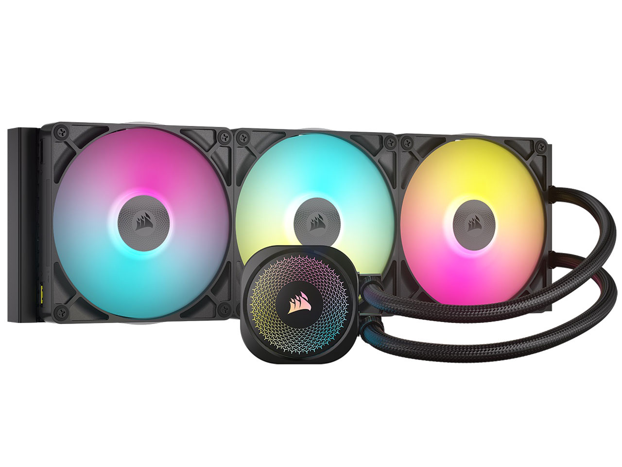 iCUE LINK TITAN 420 RX RGB CW-9061019-WW [ubN] ̐i摜