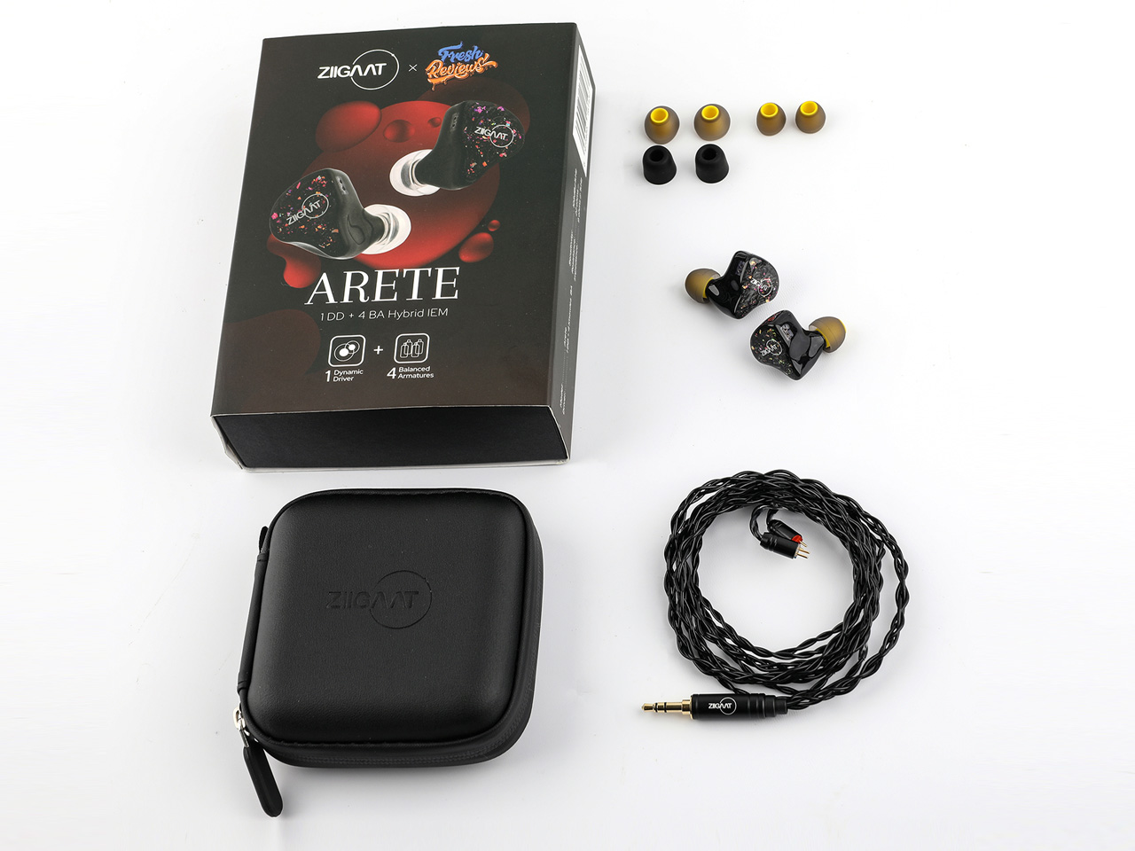 ZiiGaat x Fresh Reviews Arete [Black]