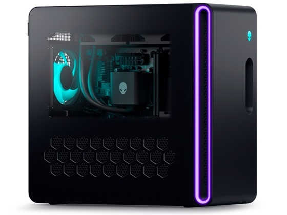 Alienware Aurora �Q�[�~���O �f�X�N�g�b�v Core Ultra 7 265KF�E32GB�������E2TB SSD�ERTX 5080�E����E�N���A�T�C�h�p�l�����ڃ��f��(ACT1250) �̐��i�摜