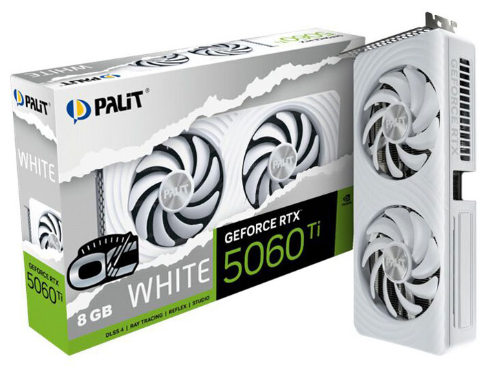 NE7506TU19P1-GB2062M (GeForce RTX 5060 Ti White OC 8GB) [PCIExp 8GB] �h�X�p�����胂�f�� �̐��i�摜
