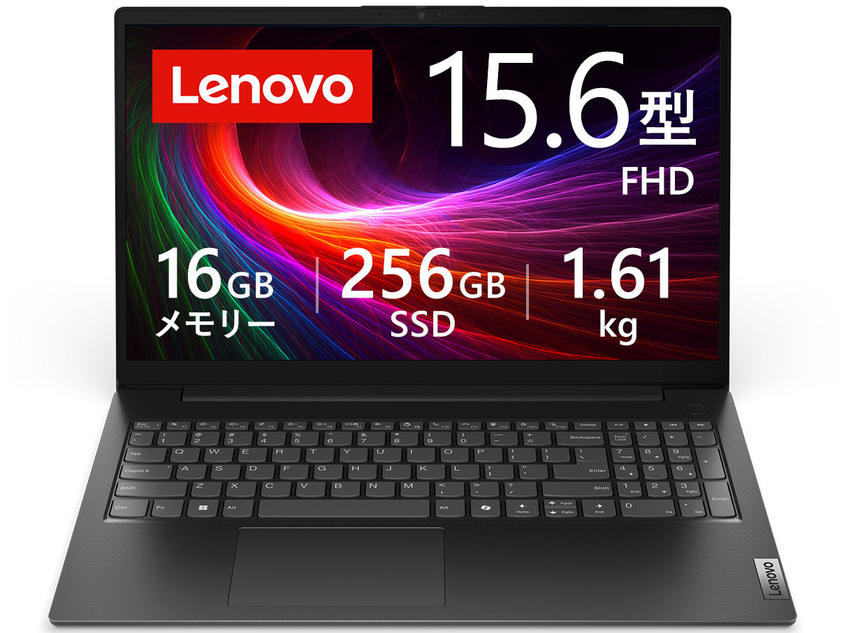 Lenovo V15 Gen 5 Core i5 13420H�E16GB�������[�E256GB SSD�E15.6�^�t��HD�EIPS�t������ ���i.com���胂�f�� 83GWCTO1WW [�u���b�N] �̐��i�摜