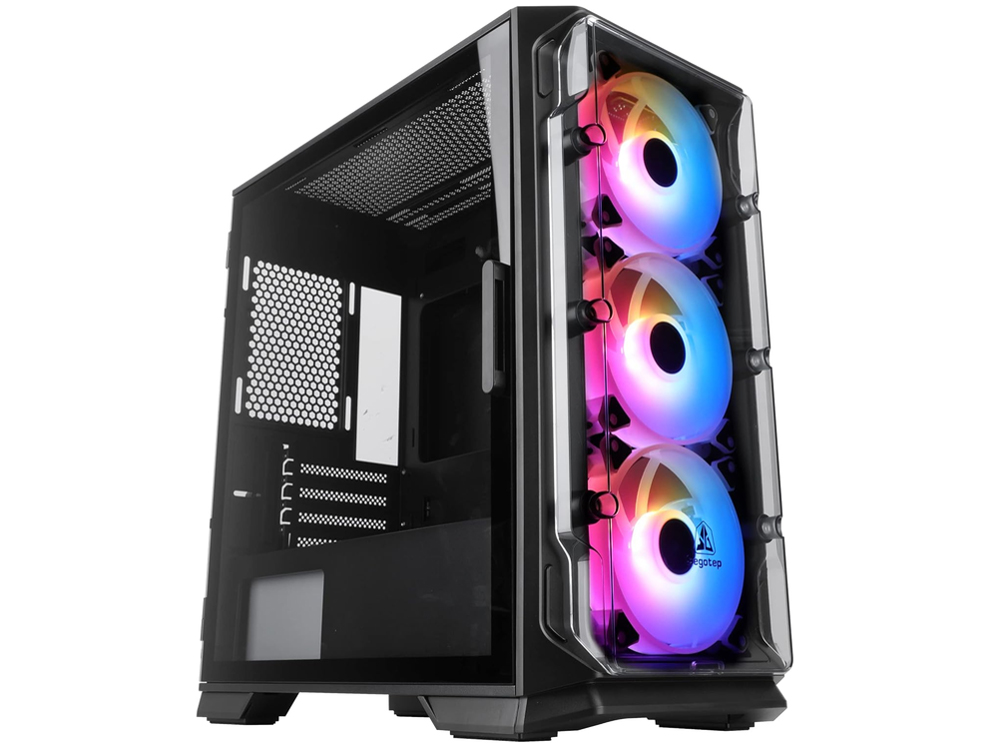 Barikata-441342 Ryzen 5 5600GT�E16GB�������E1TB M.2 NVMe�ERTX 5060Ti���ځE�J�X�^�}�C�Y���f�� [Black] �̐��i�摜