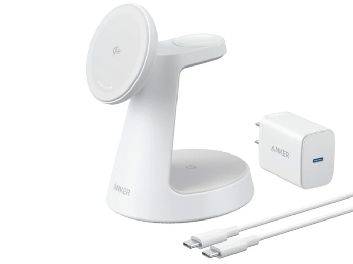 MagGo Wireless Charging Station (3-in-1 Dock Stand) B25M4521 [�z���C�g] �̐��i�摜