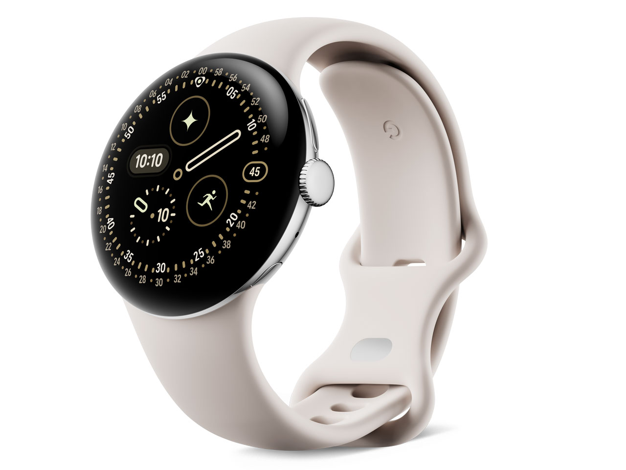 Google ピクセルウォッチ Google Pixel Watch 3 (41mm) Smartwatch with Obsidian Band