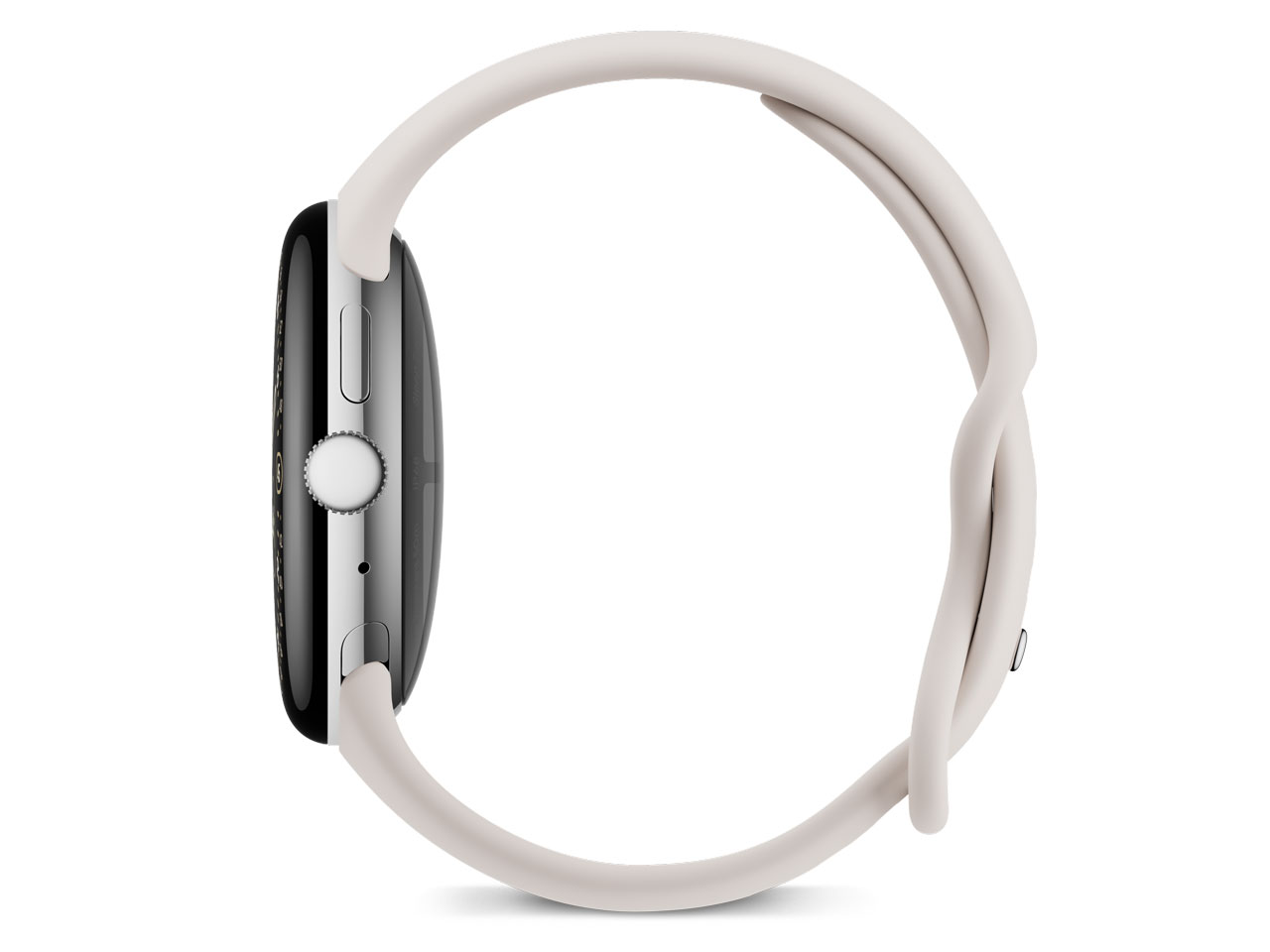 Pixel Watch 4 Wi-Fi���f�� 45mm GA09308-US [Polished Silver �A���~�P�[�X/Porcelain �A�N�e�B�u �o���h]