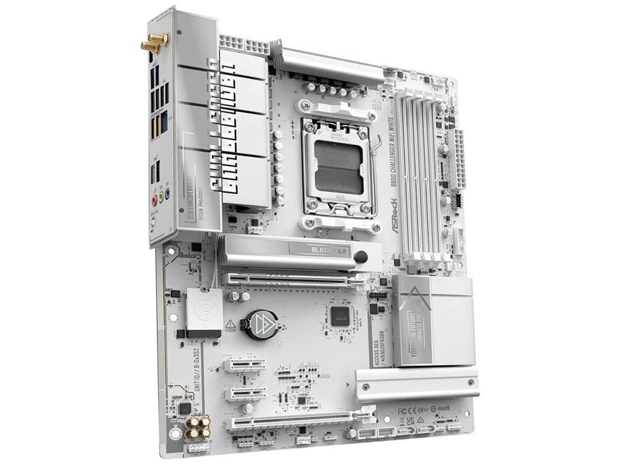 B850 Challenger WiFi White (B850 AM5 ATX) �h�X�p�����胂�f��