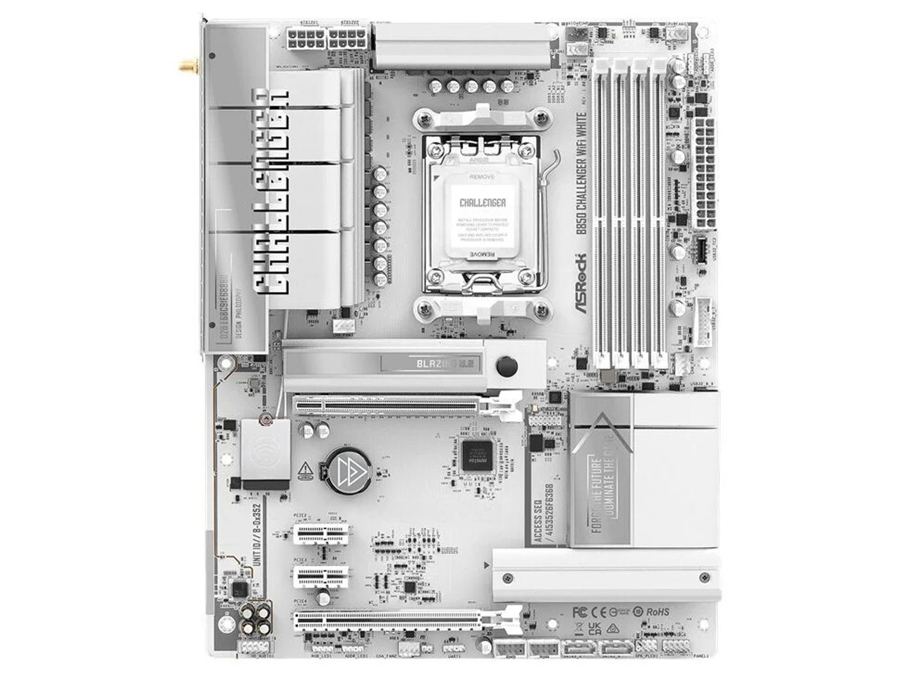 B850 Challenger WiFi White (B850 AM5 ATX) �h�X�p�����胂�f�� �̐��i�摜