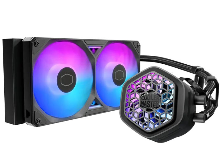 MasterLiquid 240 Atmos II VRM Fan ARGB MLX-D24M-A25SZ-V1 [�u���b�N] �̐��i�摜