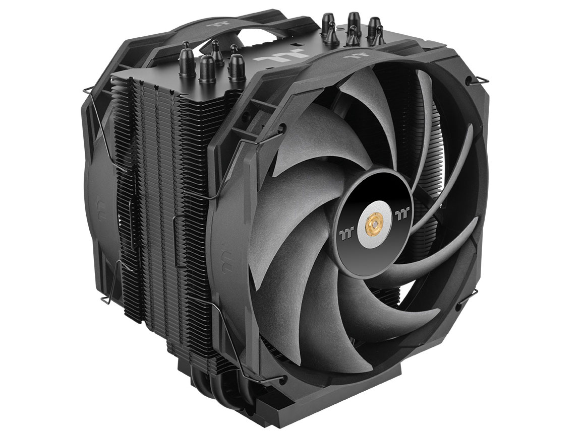 WAir Air cooler Black CL-P140-CA14BL-A ̐i摜