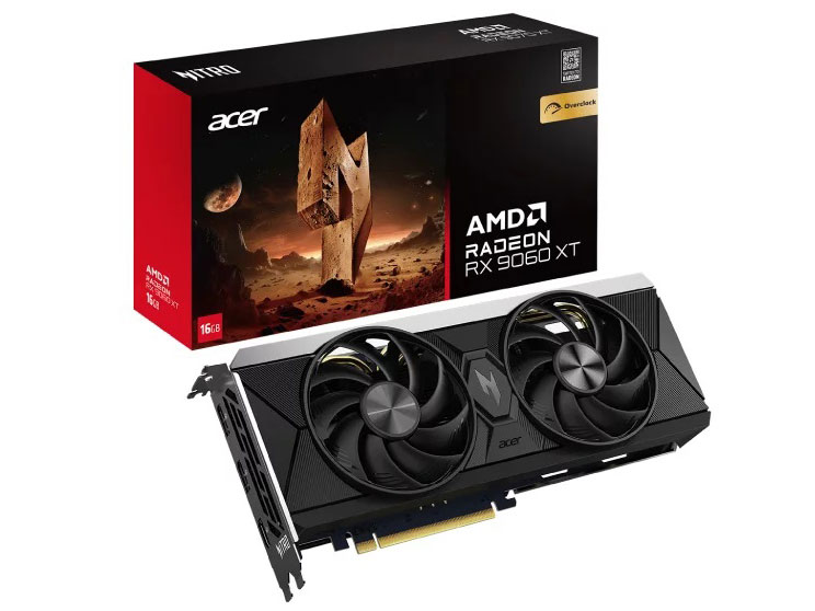 Nitro Radeon RX 9060 XT OC 16GB AN-RX9060XT-16G-OCC [PCIExp 16GB] �̐��i�摜