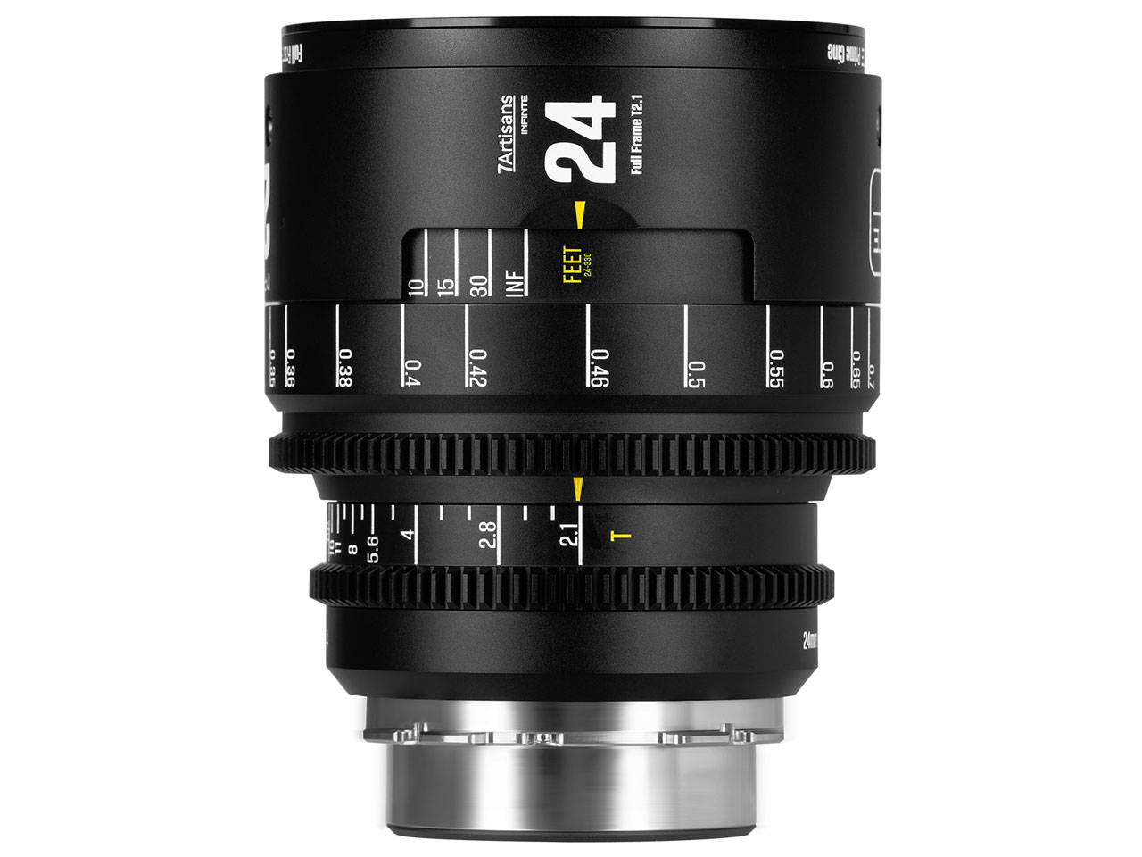 7Artisans INFINITE 24mm T2.1 7A-IN24T21-L-B �u���b�N [PL�}�E���g�p] �̐��i�摜