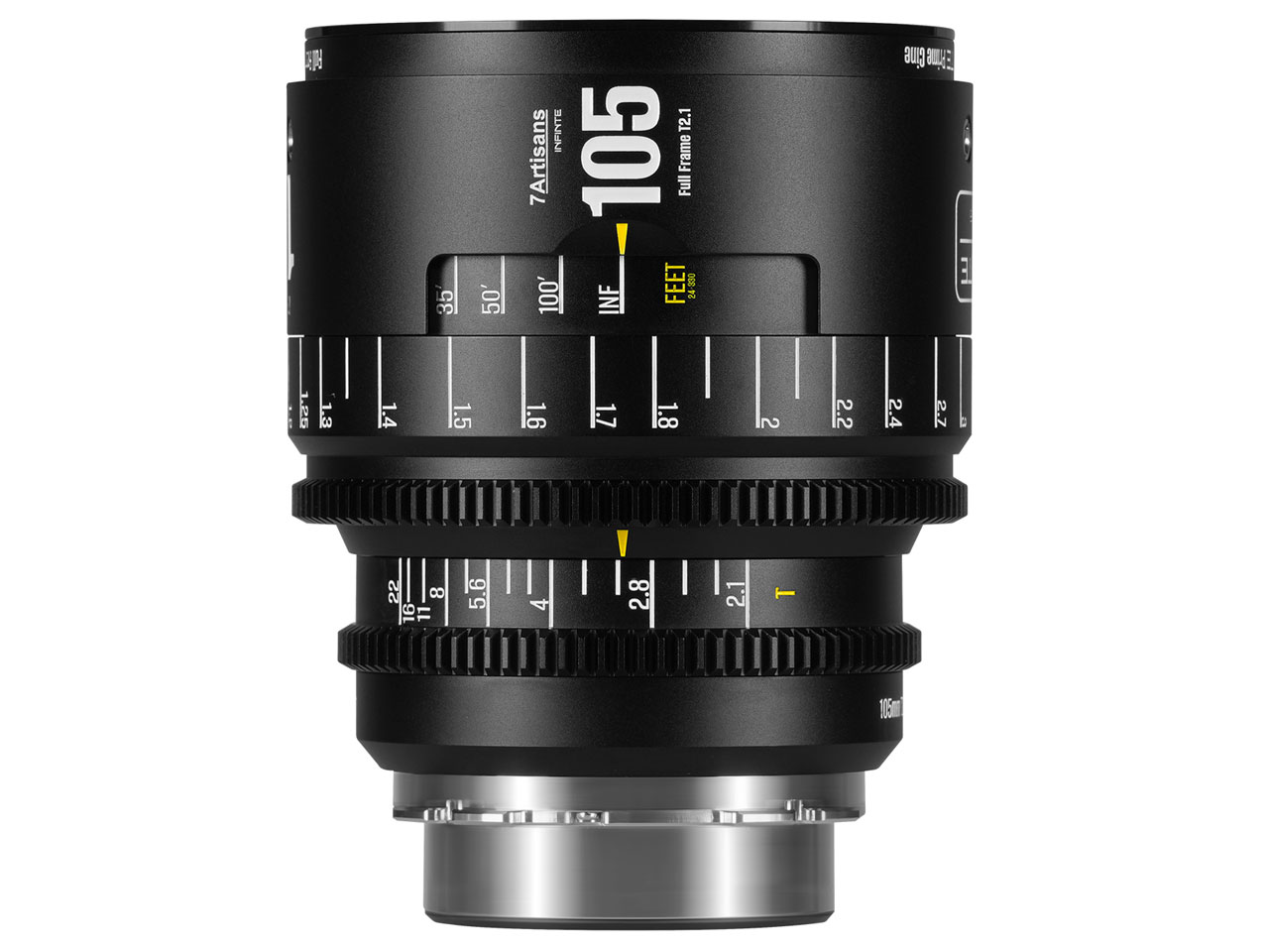 7Artisans INFINITE 105mm T2.1 7A-IN105T21-L-B �u���b�N [PL�}�E���g�p] �̐��i�摜