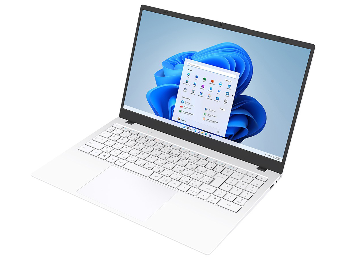 NC15J �C���e�� N150�ENVMe SSD 500GB�E12GB�������E15.6�C���` �t��HD�E���{��z��L�[�{�[�h�EWindows 11 [�z���C�g] �̐��i�摜