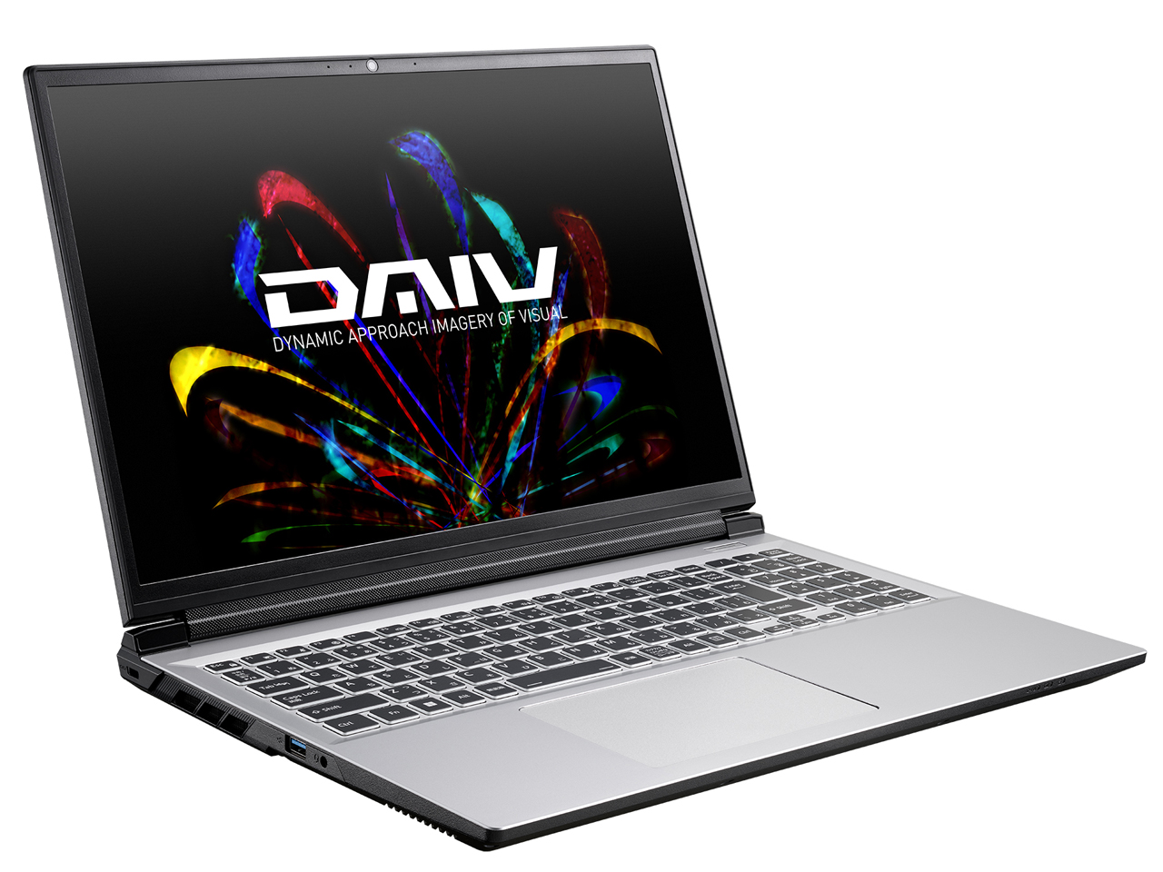 DAIV Core i7 13650HX�ERTX 4050�E32GB�������E500GB NVMe Gen4 SSD�E16�^WQXGA 240Hz�t������ ���i.com���胂�f�� R6-I7G50SR-A R6I7G50SRACCW101DECKK [�V���o�[] �̐��i�摜