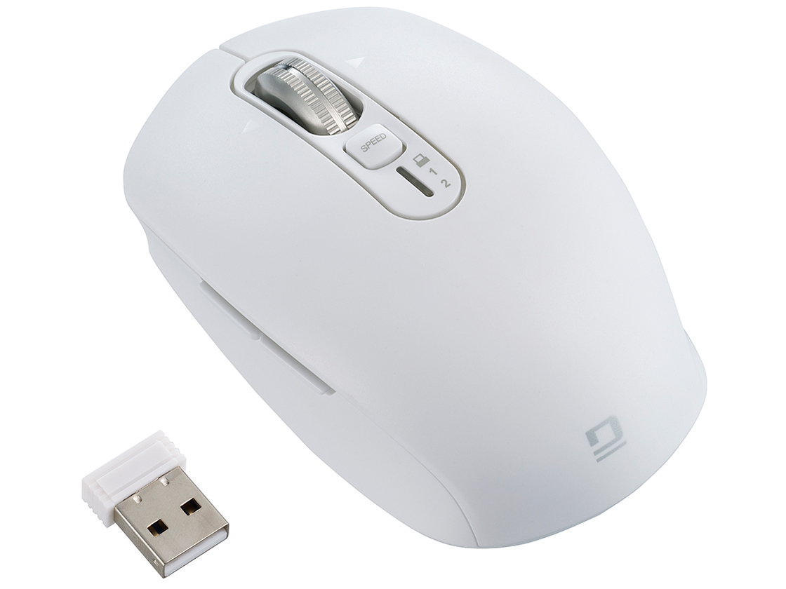 Digio2 �����z�C�[���}�E�X MUS-DKF239W [�z���C�g] �̐��i�摜