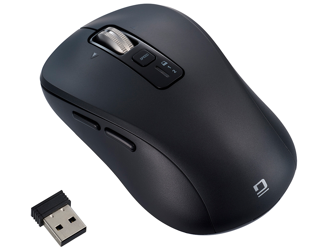 Digio2 �����z�C�[���}�E�X MUS-DKF242BK [�u���b�N] �̐��i�摜