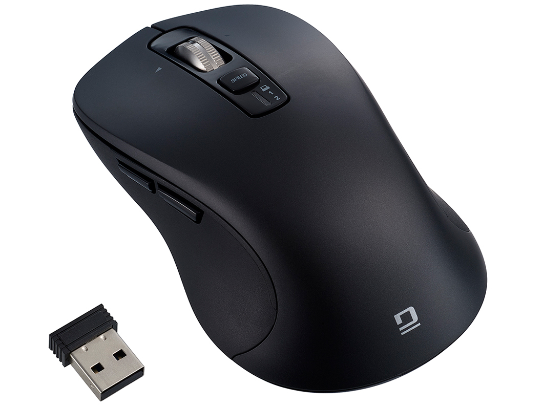 Digio2 �����z�C�[���}�E�X MUS-DKF243BK [�u���b�N] �̐��i�摜