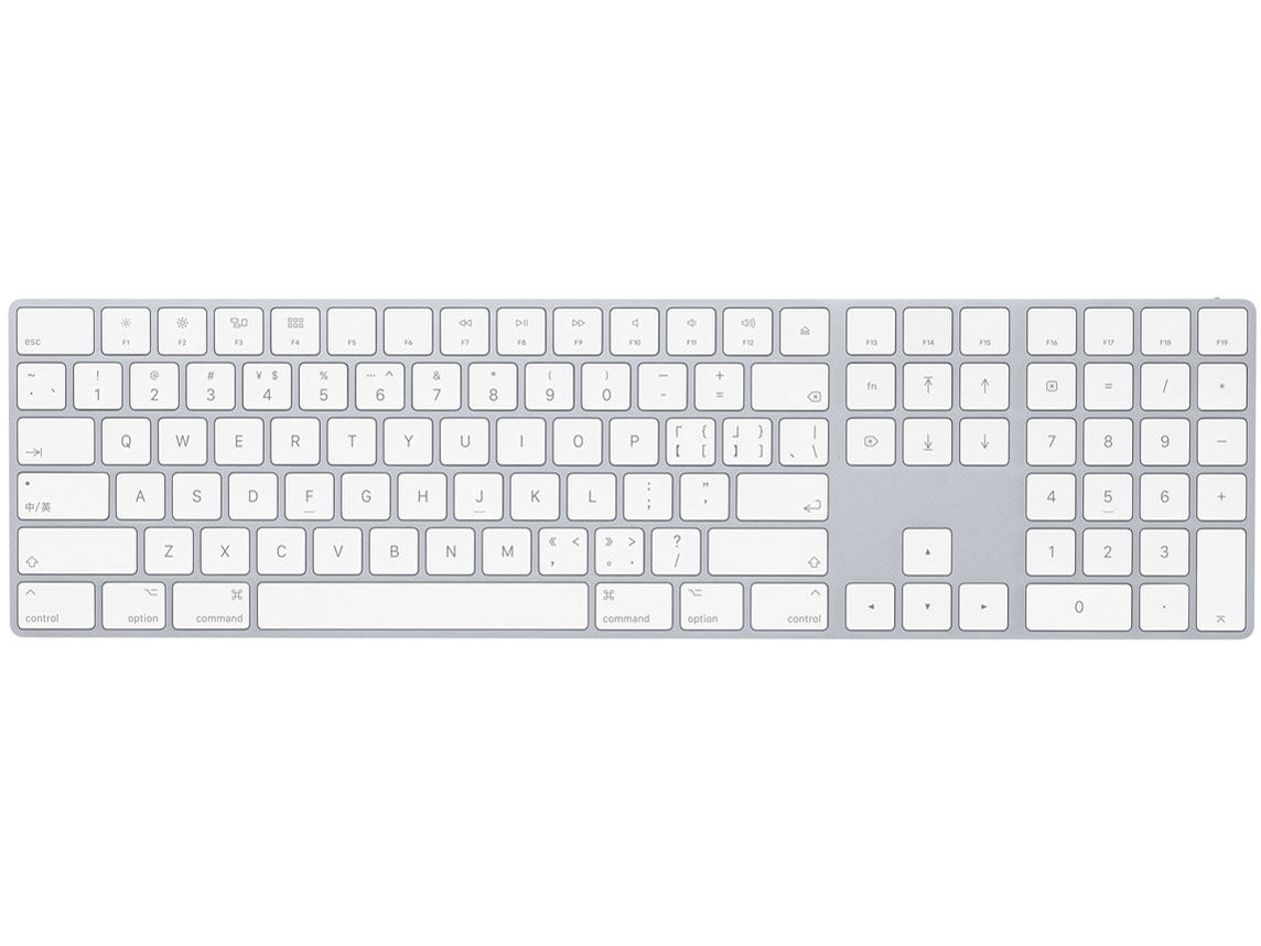 Magic Keyboard �e���L�[�t�� ������(�s���C��) MXCJ3JC/A �̐��i�摜