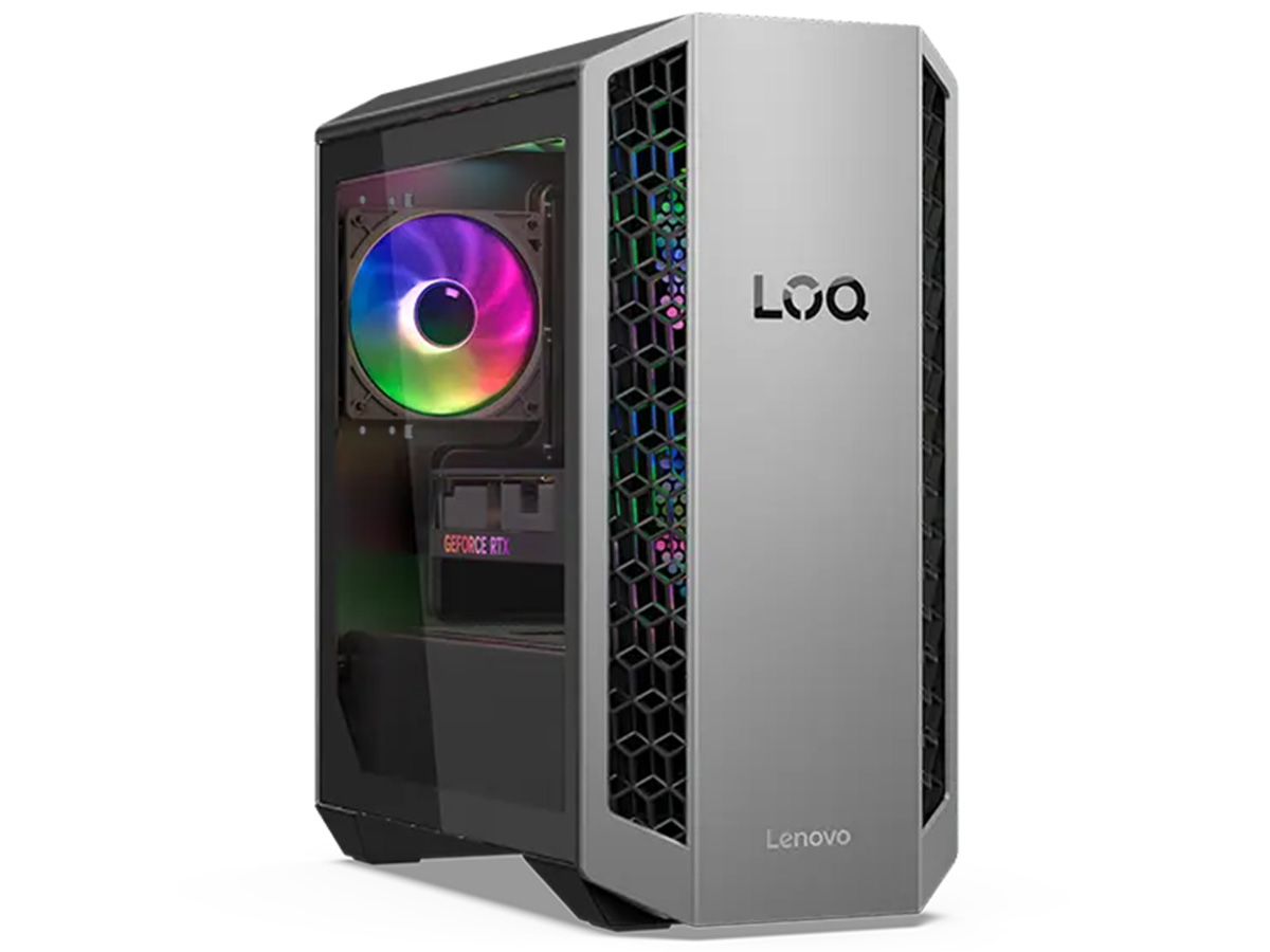 Lenovo LOQ Tower 26ADR10 Ryzen 7 8745HX�E16GB�������[�E512GB SSD�ERTX 5060���� 91DF003HJM [���i�O���[] �̐��i�摜