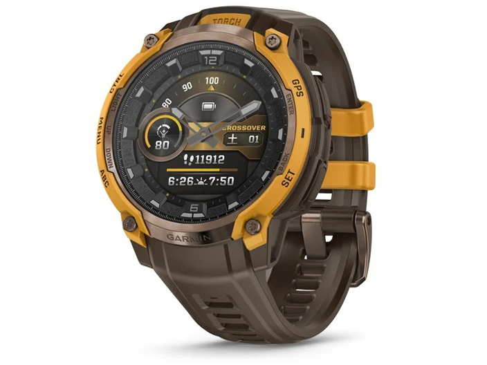 Instinct Crossover AMOLED 010-03398-31 [Sunburst/Cocoa] �̐��i�摜