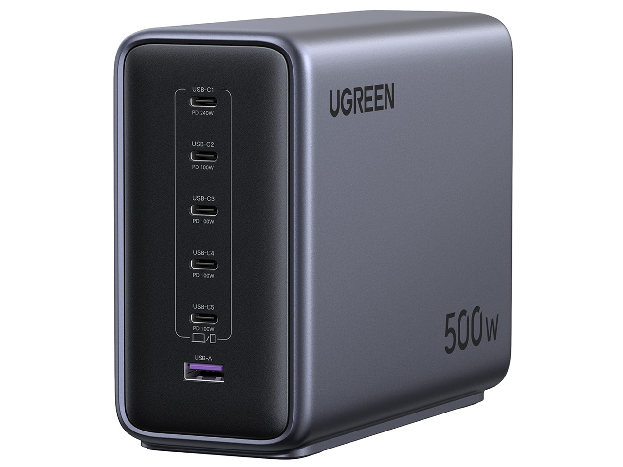 Nexode 6�|�[�gGaN�f�X�N�g�b�v�}���[�d�� 500W 55552B UGR-OT-000038 [���^���b�N�O���[] �̐��i�摜