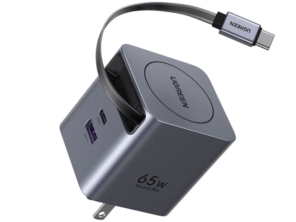 Nexode 65W GaN������莮�P�[�u���t���}���[�d�� 65824 UGR-OT-000044 [���^���b�N�O���[]