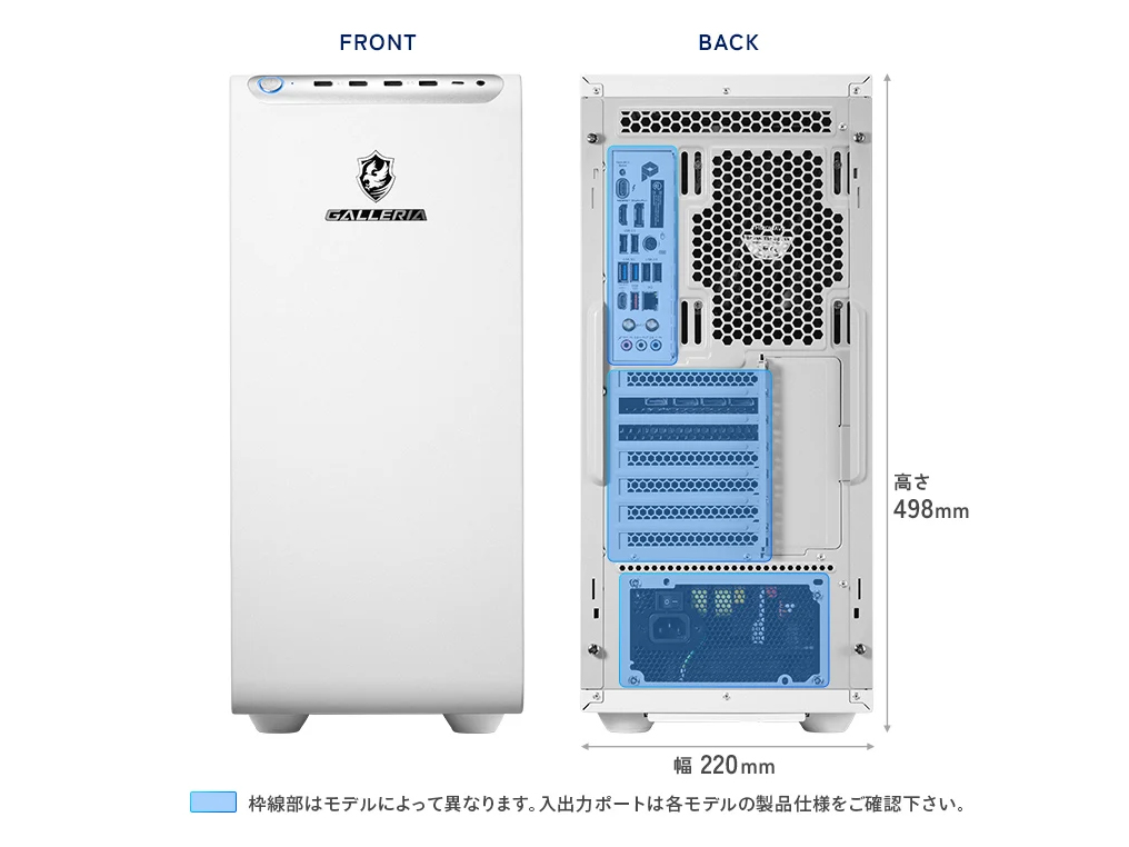 GALLERIA XPR7A-R56T8G-WL ���i.com���胂�f�� Ryzen 7 7700�ERTX 5060Ti�E16GB�������E1TB NVMe SSD K/20681-11a