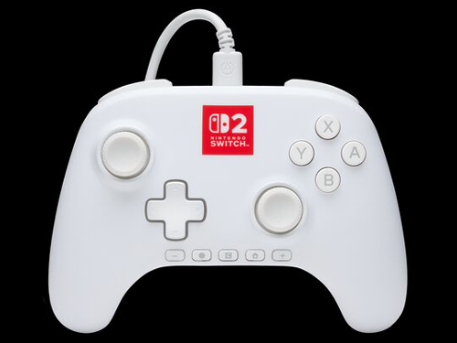 PowerA �����N�g���E�A�h�o���e�[�W�E�L���R���g���[���[ for Nintendo Switch 2 NSGP0524JP-01 [�z���C�g] �̐��i�摜