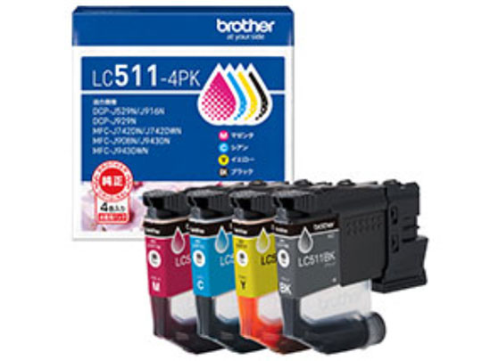LC511-4PK [4�F�p�b�N] �̐��i�摜