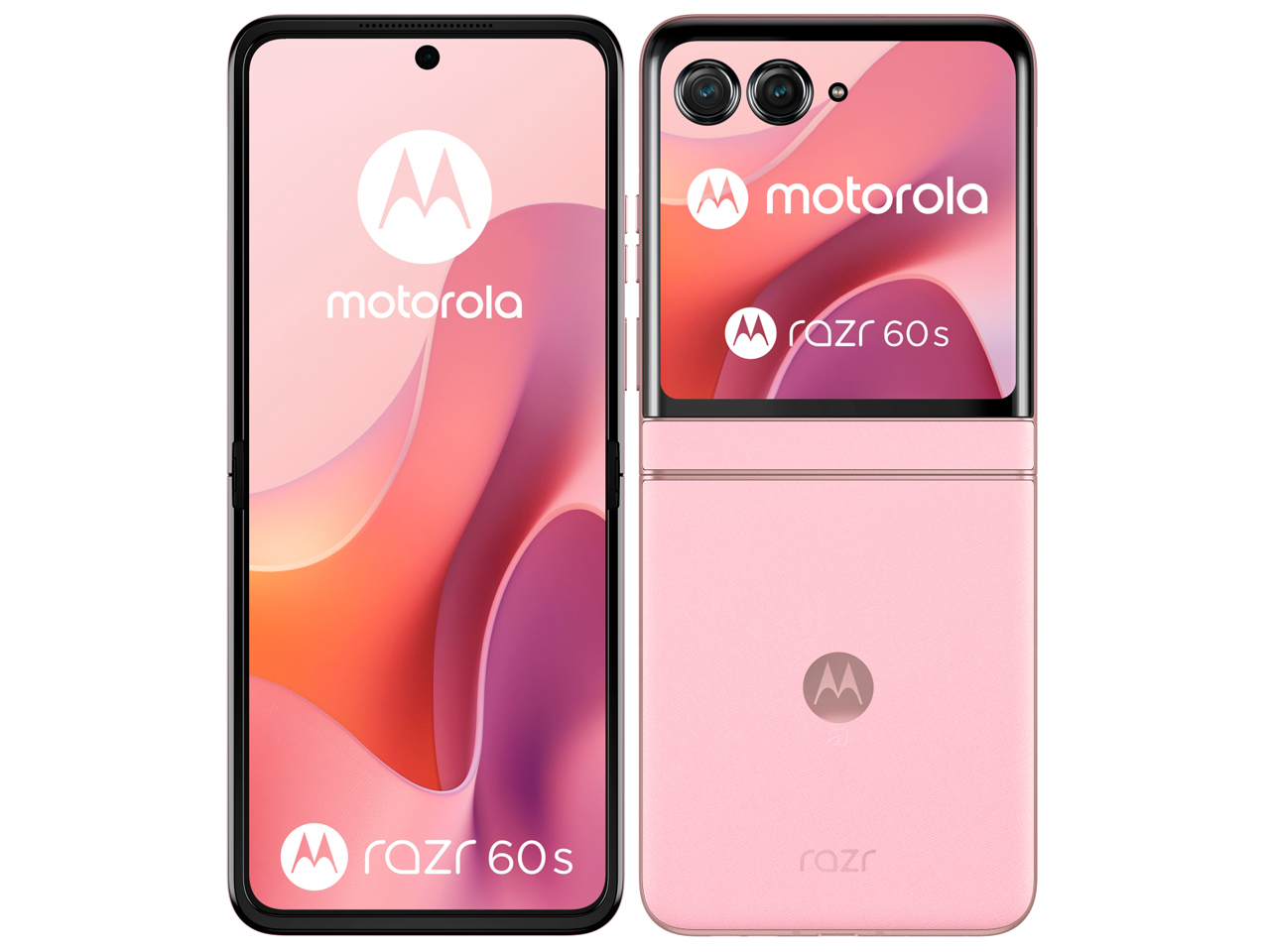 motorola razr 60s SoftBank [PANTONE Parfait Pink(�p���t�F�s���N)] �̐��i�摜