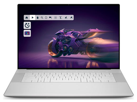 Dell 16 Premium Core Ultra 9 285H�E64GB�������E2TB SSD�ERTX 5070�E4K OLED �^�b�`�f�B�X�v���C�EWindows 11 Pro���ڃ��f��(DA16250) [�v���`�i] �̐��i�摜