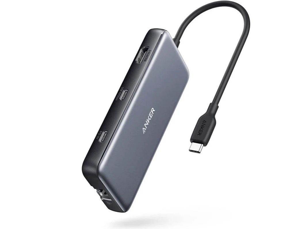 PowerExpand 8-in-1 USB-C PD 10Gbps �f�[�^ �n�u A8383NA1 [�O���[] �̐��i�摜