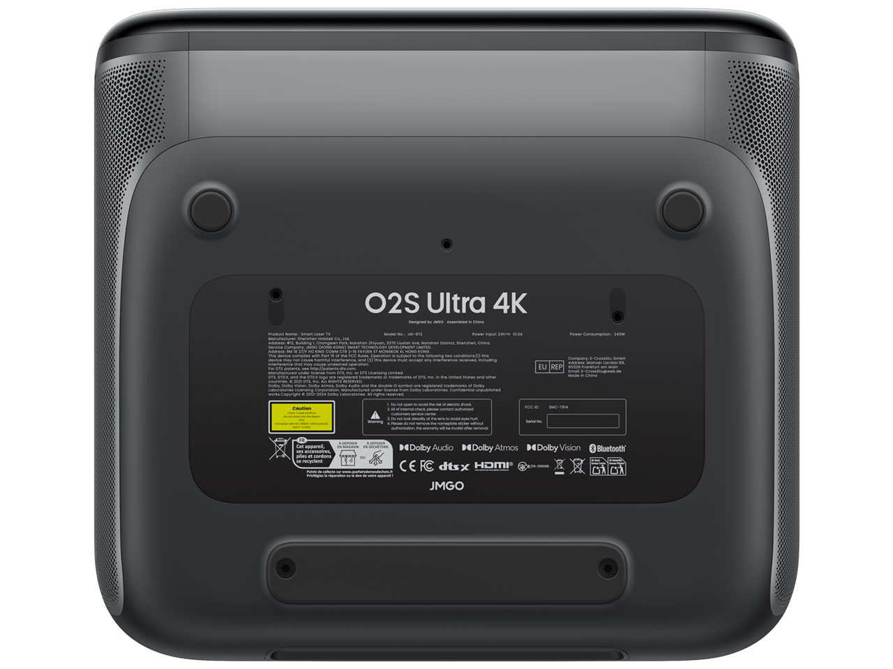 O2s Teks 価格.com - 『本体 底面』 O2S Ultra 4K JA1-8T2 の製品画像
